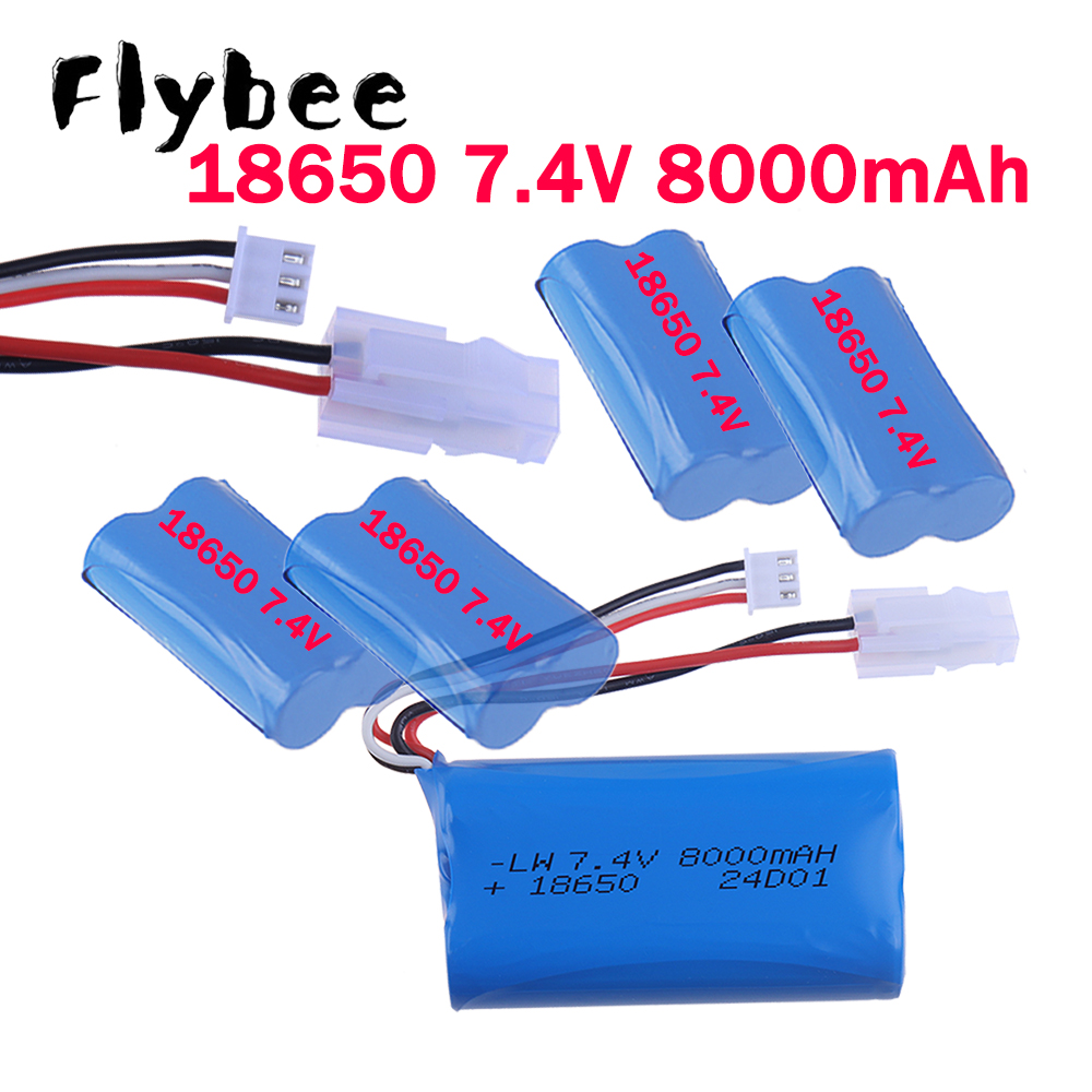 Rc Hobby Truck - 5557 555-7 Connector 18650 8000mAh 7.4V