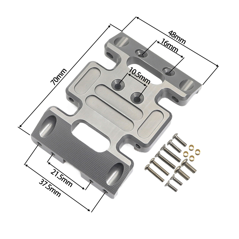 Rc Hobby Center - Aluminum Alloy Chassis Center Skid Plate
