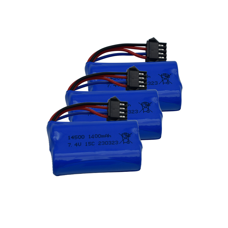 7.4V 1400mAh 14500 Lithium-Ion - Rc Hobby Truck ulasan dan harga
