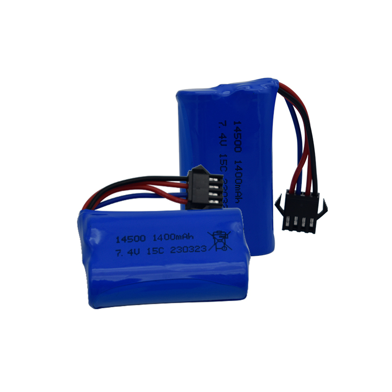 7.4V 1400mAh 14500 Lithium-Ion - Rc Hobby Truck ulasan dan harga