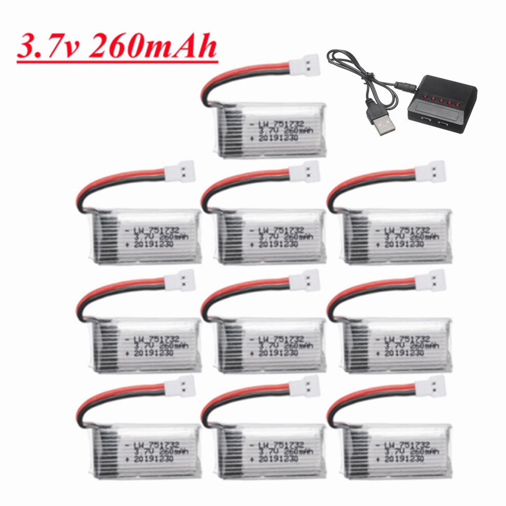 H8 H36 Battery 3.7V 260mAh Lip - Top Rc Hobby Mini Xcub ulasan dan harga
