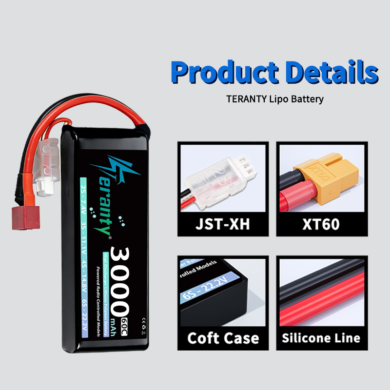 TERANTY 2S 3000mAh Lipo Batter - Rc Hobby Truck ulasan dan harga