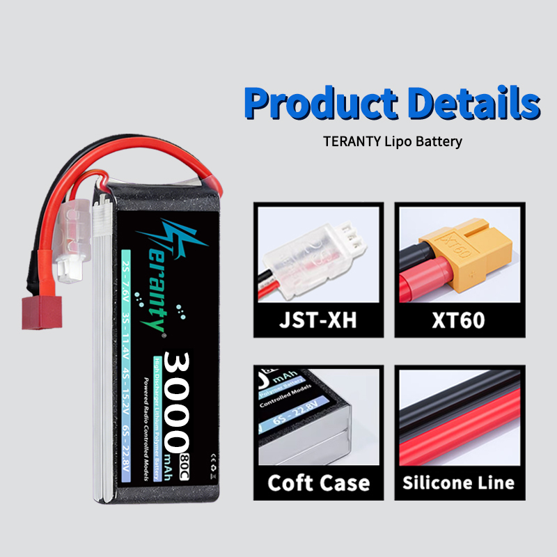 TERANTY 2S 3000mAh Lipo Batter - Rc Hobby Truck ulasan dan harga