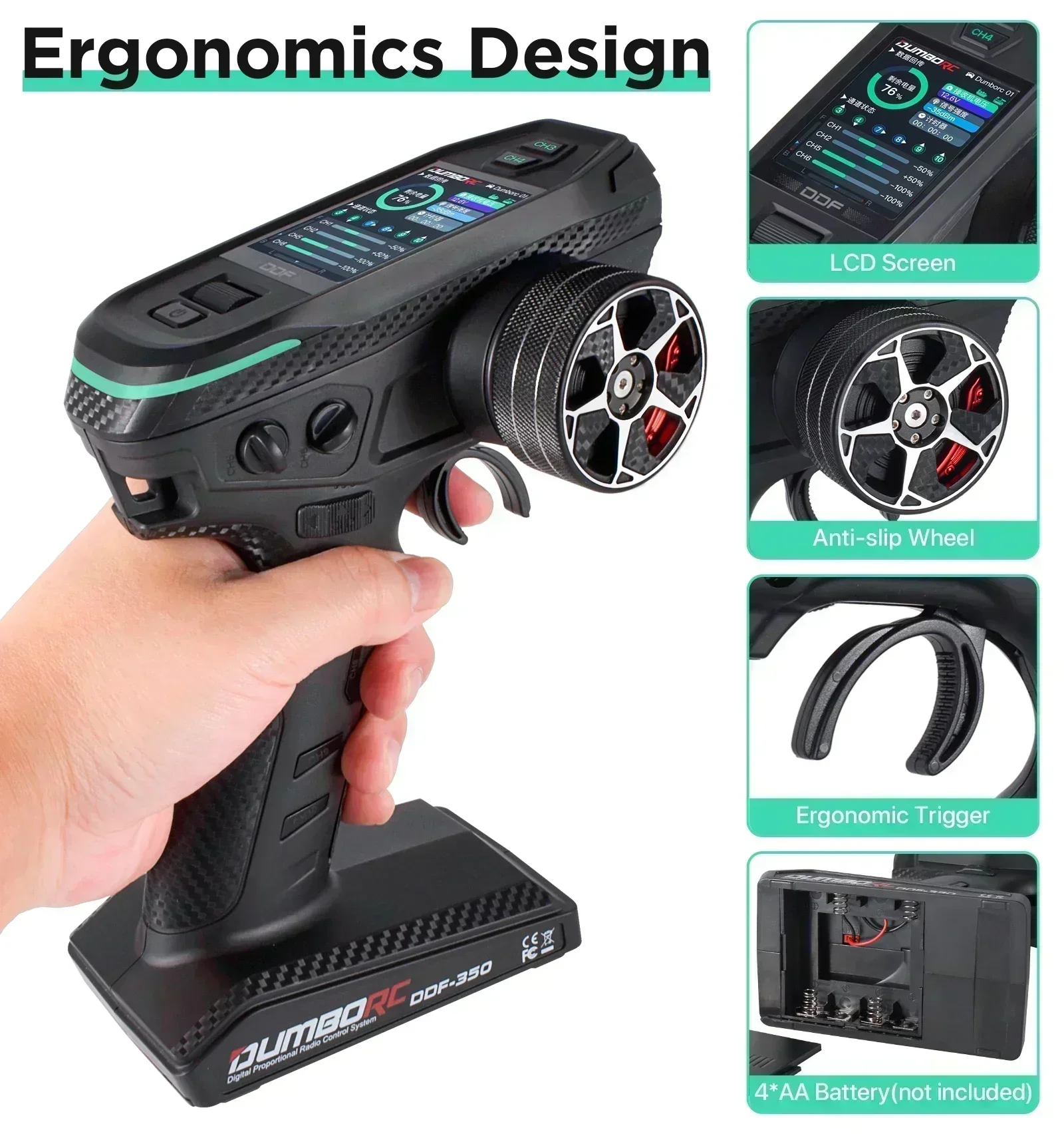 DUMBORC DDF-350 10CH RC Remote - Rc Hobbies ulasan dan harga