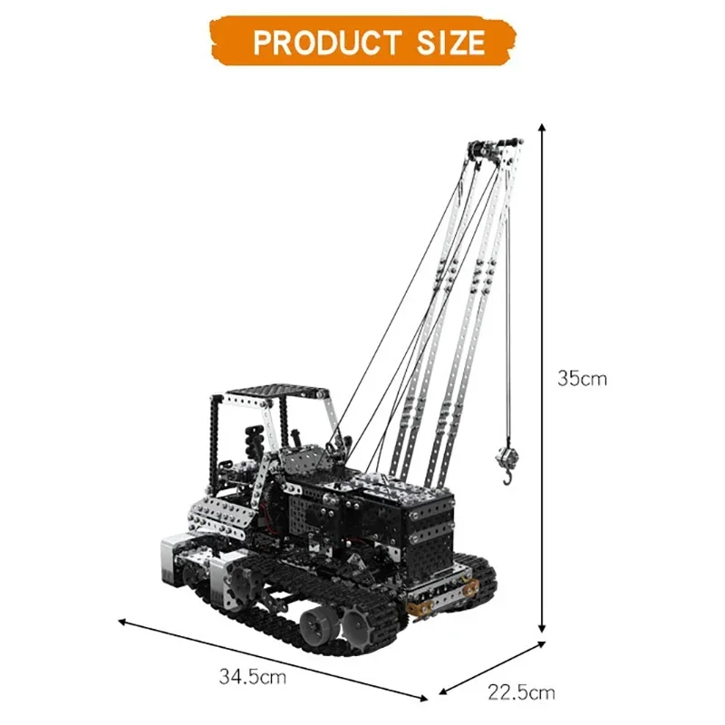 DIY Metal RC Crane Electric Ho - Rc Hobby Truck ulasan dan harga