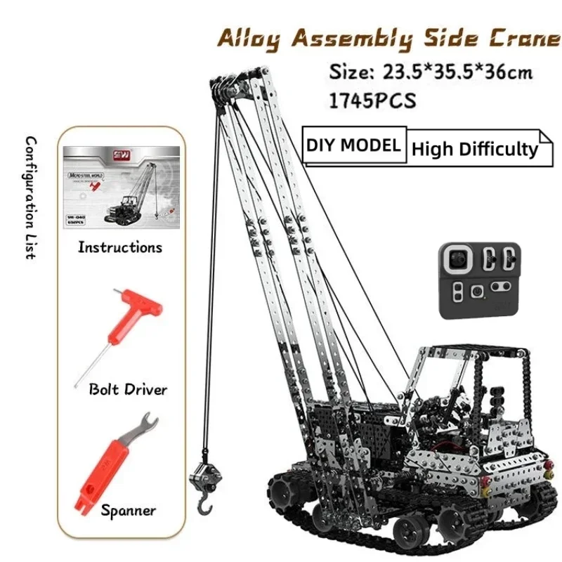 DIY Metal RC Crane Electric Ho - Rc Hobby Truck ulasan dan harga