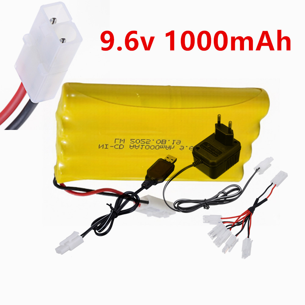 9.6v 1000mAh Ni-CD AA Recharge - Rc Hobby Truck ulasan dan harga