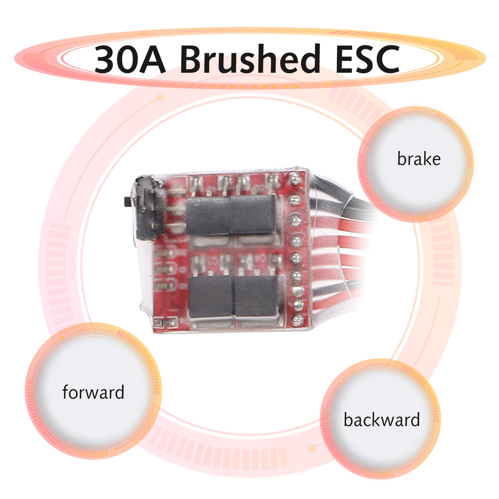 Mini RC Car 30A Brushed ESC Fo - Rc Hobbies ulasan dan harga