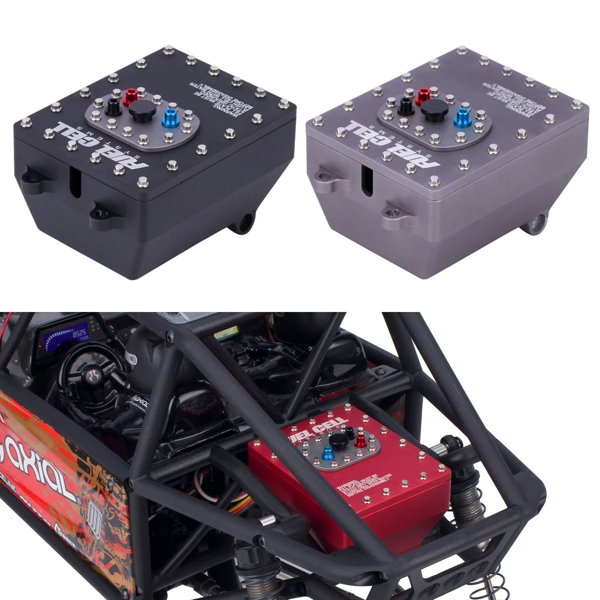 1Pcs Aluminum 1/10 Scale Fuel  - Rc Hobby Truck ulasan dan harga