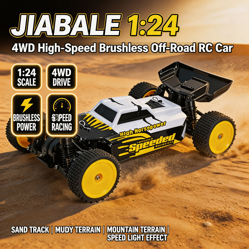 Jiabale 1:24 Brushless 4WD Hig - Rc Hobby Off Road ulasan dan harga