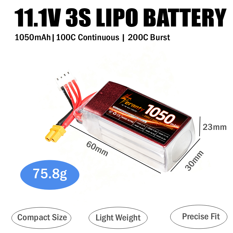 2PCS 1050mAh 2S 3S 4S RC Lipo  - Lipo Battery 4S ulasan dan harga