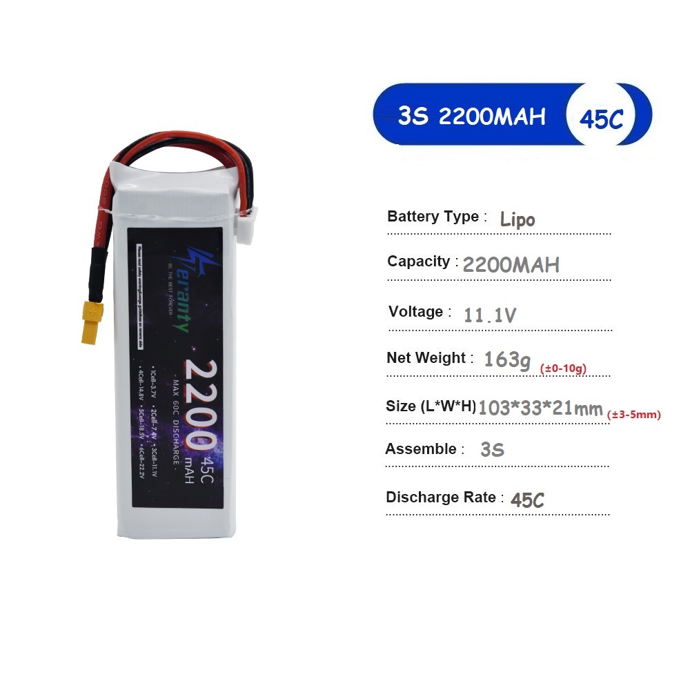 3S 11.1V Lipo Battery Deans XT - Rc Hobby Truck ulasan dan harga