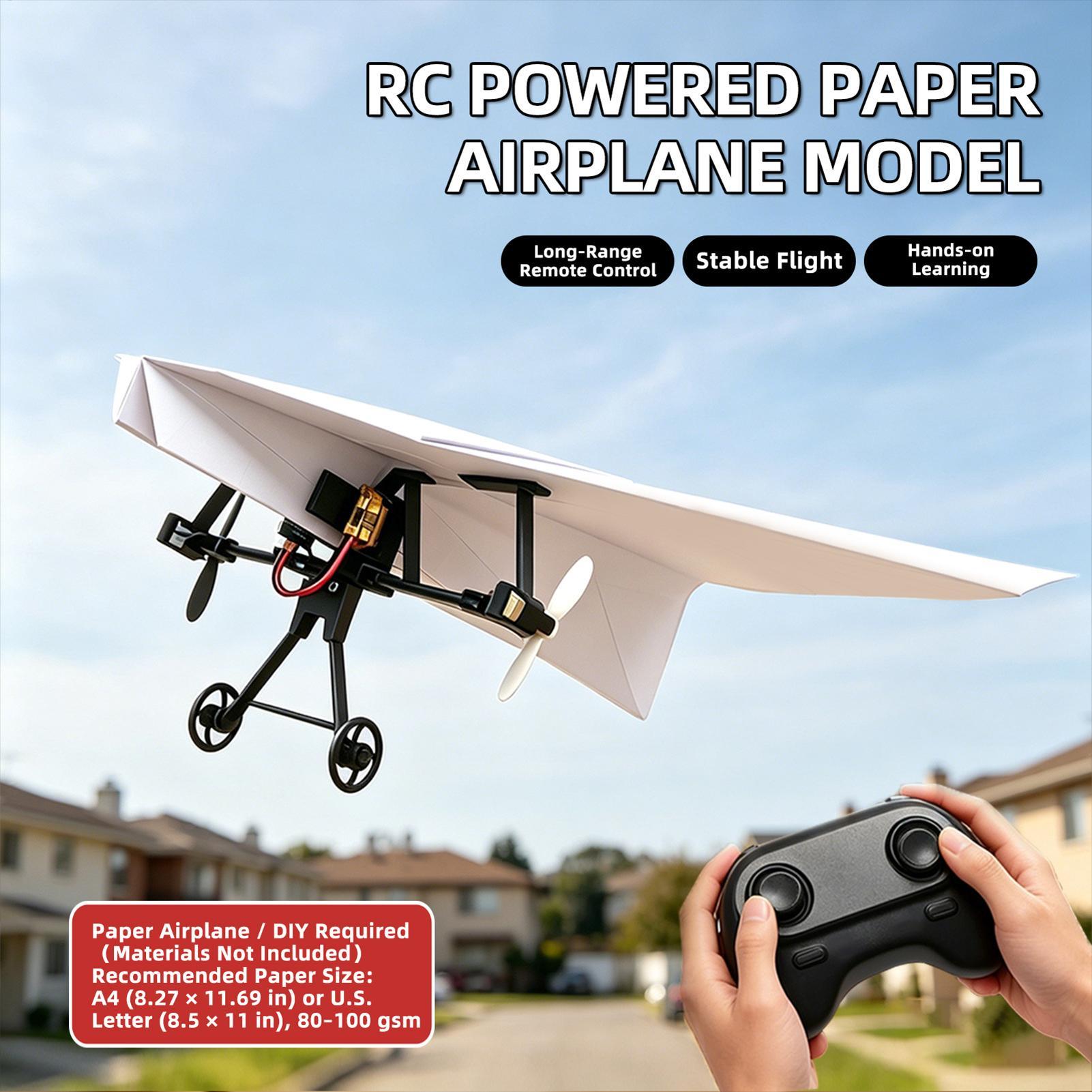 DIY RC Paper Airplane Kit Plan - Rc Hobbies ulasan dan harga