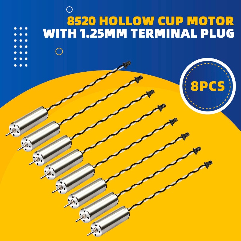 8PCS 8520 Motor 8.5x20mm Corel - Top Rc Hobby Mini Xcub ulasan dan harga